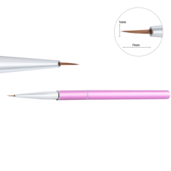 Pincel de pelo natural para decoraciones no. 0