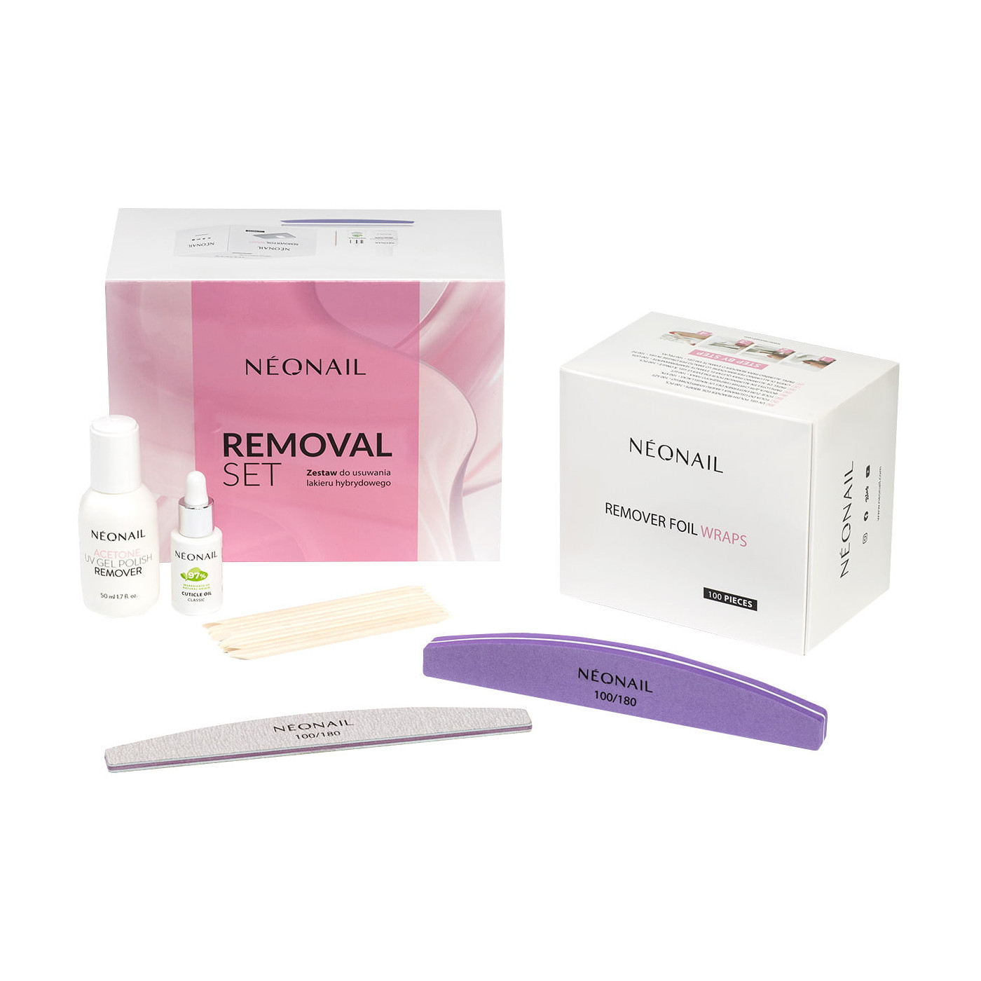 Removal Set - Kit para quitar manicura y pedicura