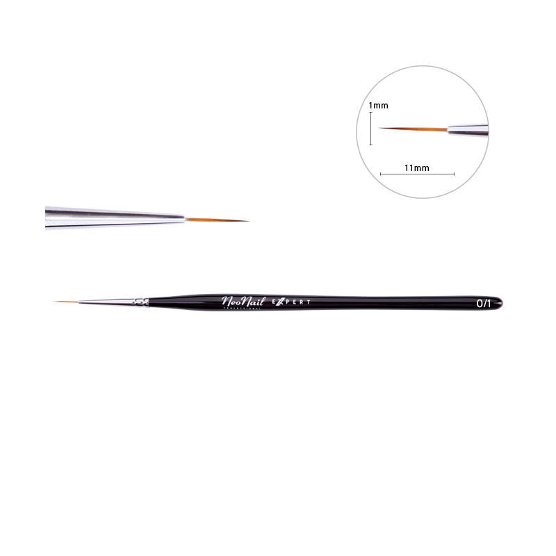 Pincel para decoraciones NEONAIL Expert - syntthetic 0/1