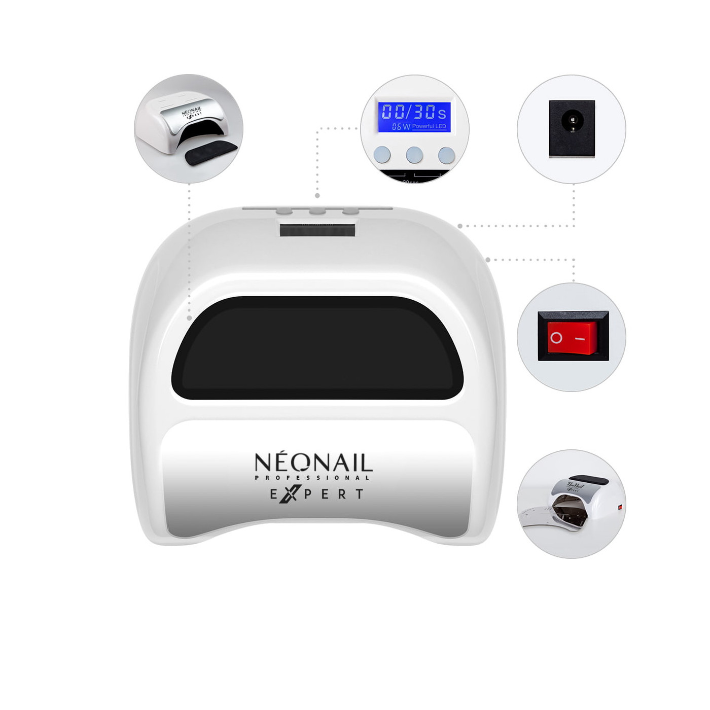 L&aacute;mpara LED NEONAIL EXPERT 26W/48 &ndash; blanca