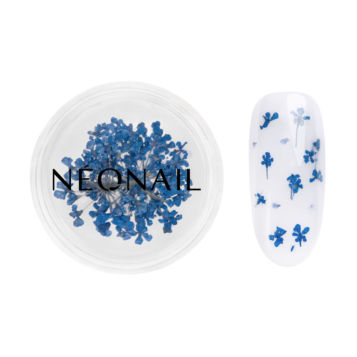 Adorno floral para u&ntilde;as 04 - Navy