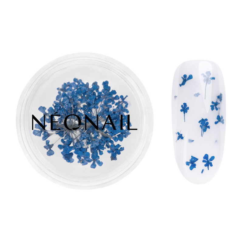 Adorno floral para u&ntilde;as 04 - Navy