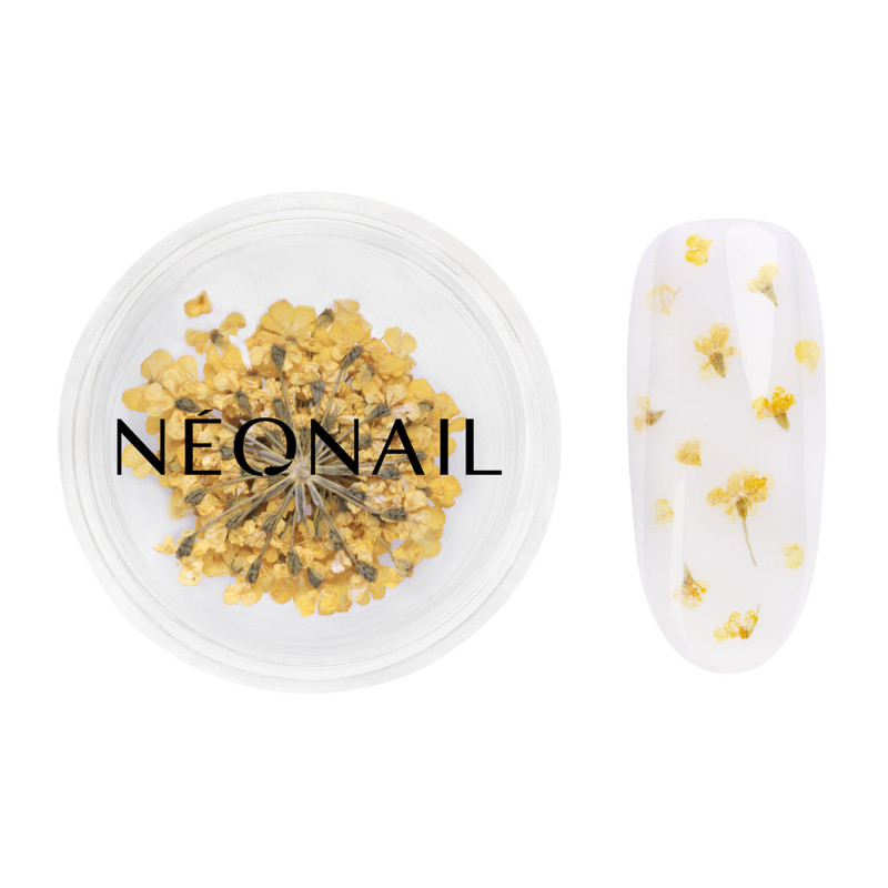 Adorno floral para u&ntilde;as 07 - Yellow