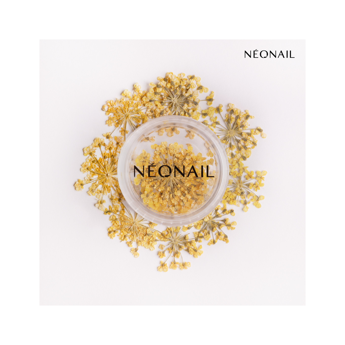 Adorno floral para u&ntilde;as 07 - Yellow