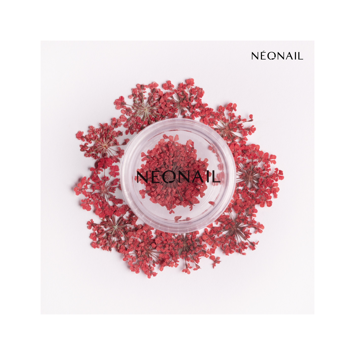 Adorno floral para u&ntilde;as 08 -  Red