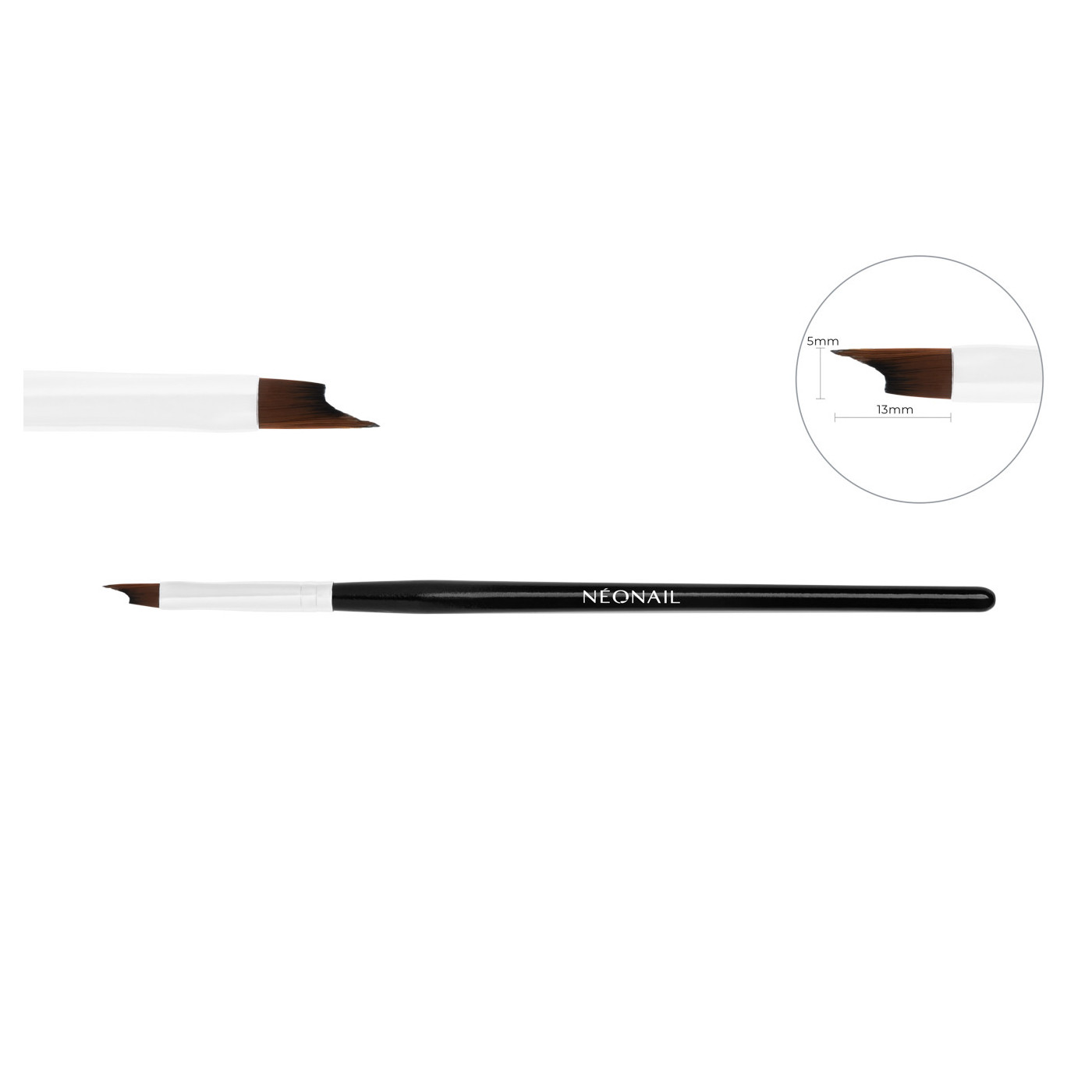 Pincel para manicura francesa