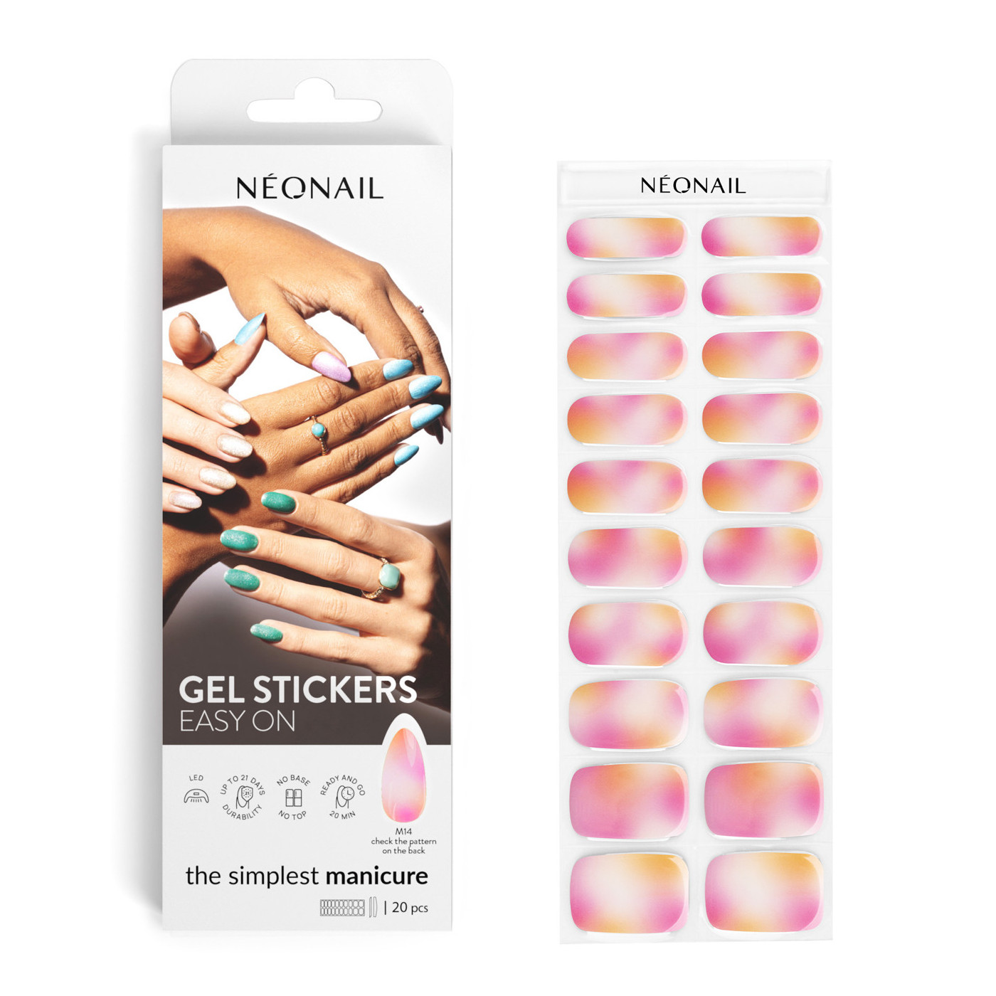 Gel Stickers Easy On M14