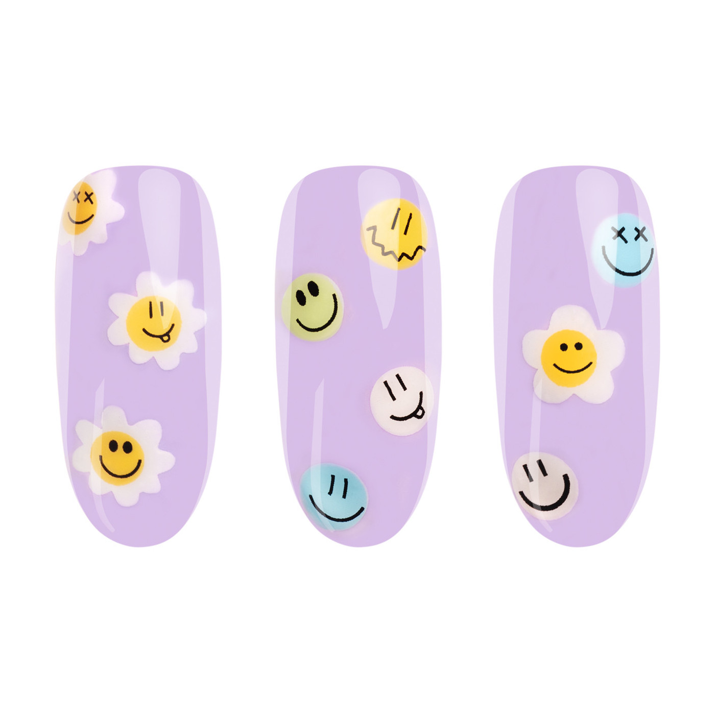 Pegatinas de u&ntilde;as - Smileys