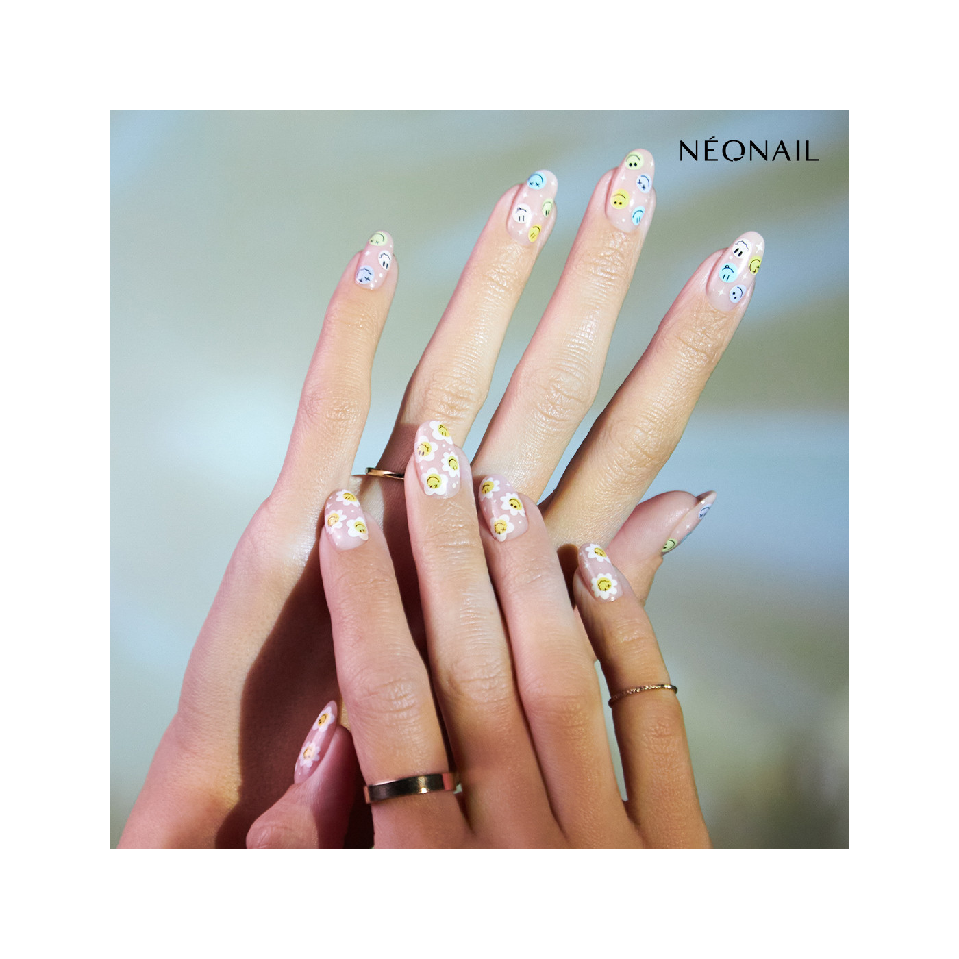 Pegatinas de u&ntilde;as - Smileys