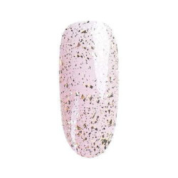 Esmalte semipermanente 7,2 ml - Top Glow Gold Flakes