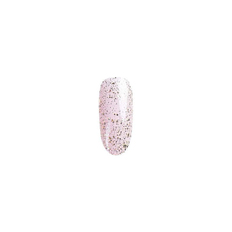 Esmalte semipermanente 7,2 ml - Top Glow Gold Flakes