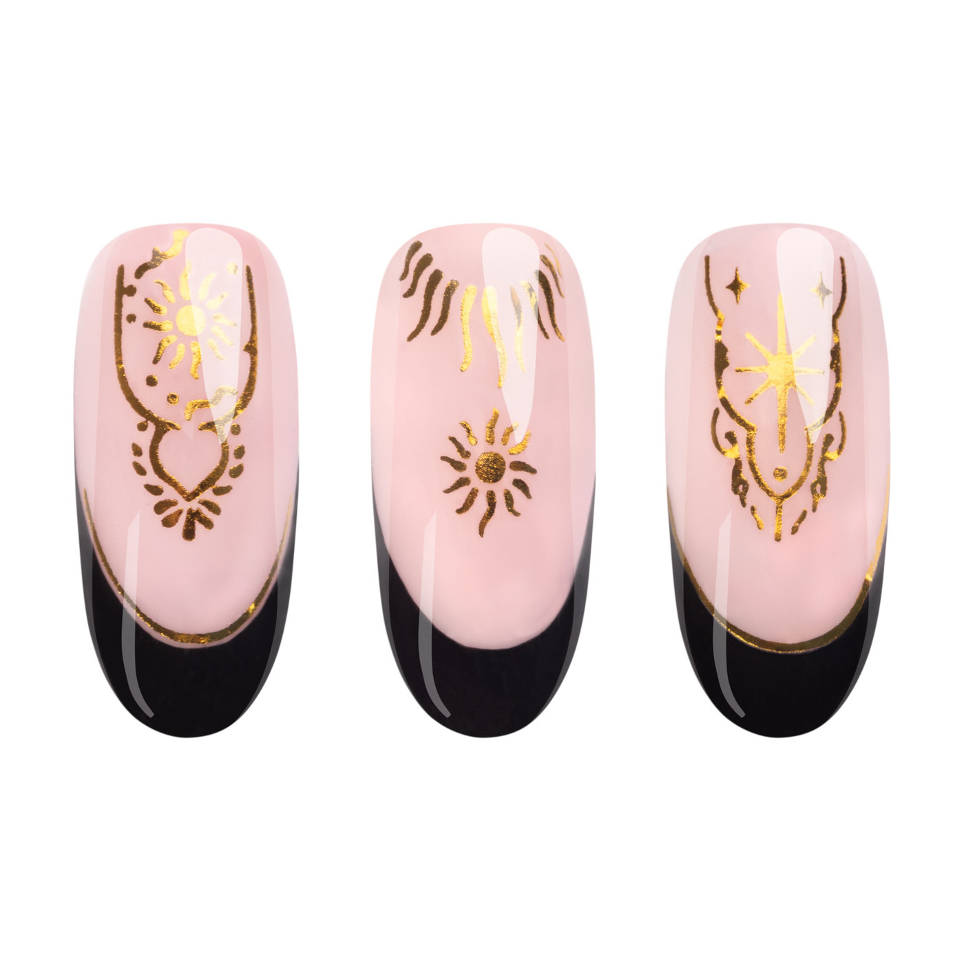 Pegatinas para u&ntilde;as 06: Astro Gold