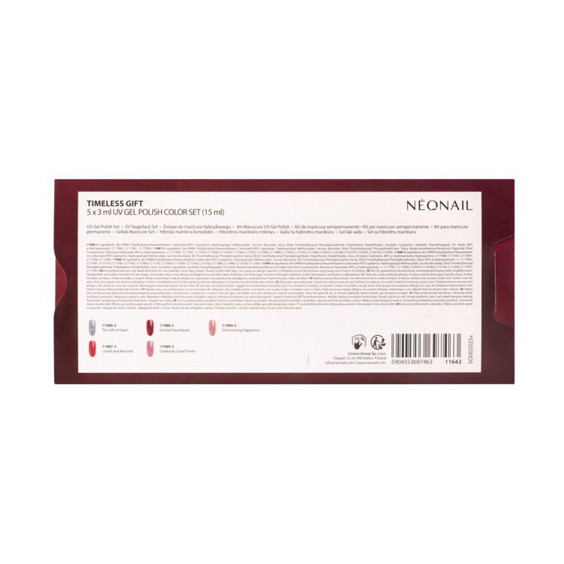 Timeless Gift - Set 5 esmaltes semipermanentes 3 ml