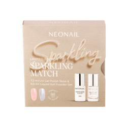 Sparkling Match - Set Base 7,2 ml  & Liquid Nail Powder 6,5 ml