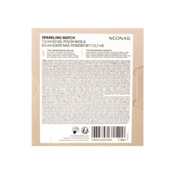 Sparkling Match - Set Base 7,2 ml  & Liquid Nail Powder 6,5 ml
