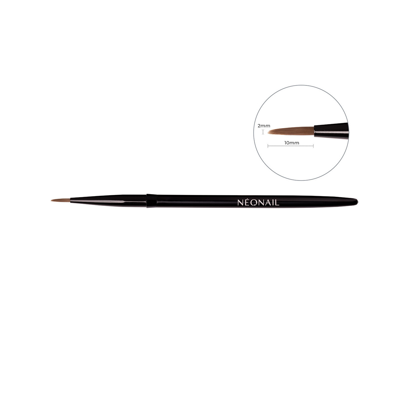 Pincel para nail art 02 Fine Line 2 mm