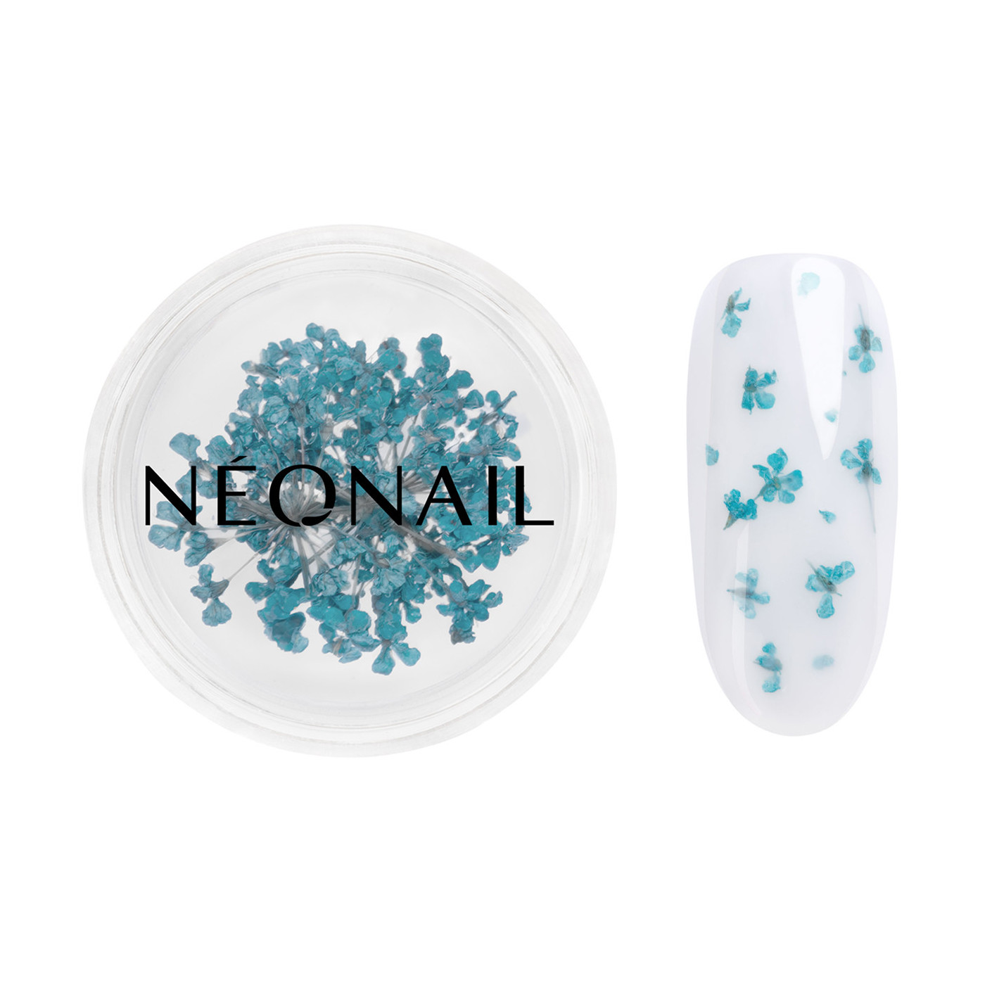 Adorno floral para u&ntilde;as 05 - Turquoise