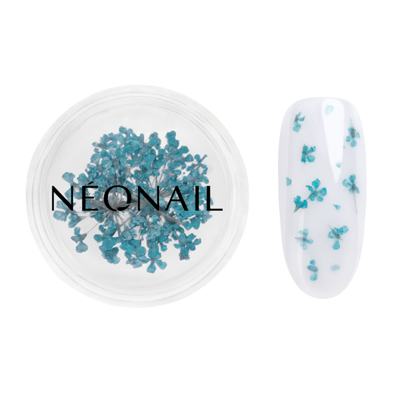 Adorno floral para u&ntilde;as 05 - Turquoise