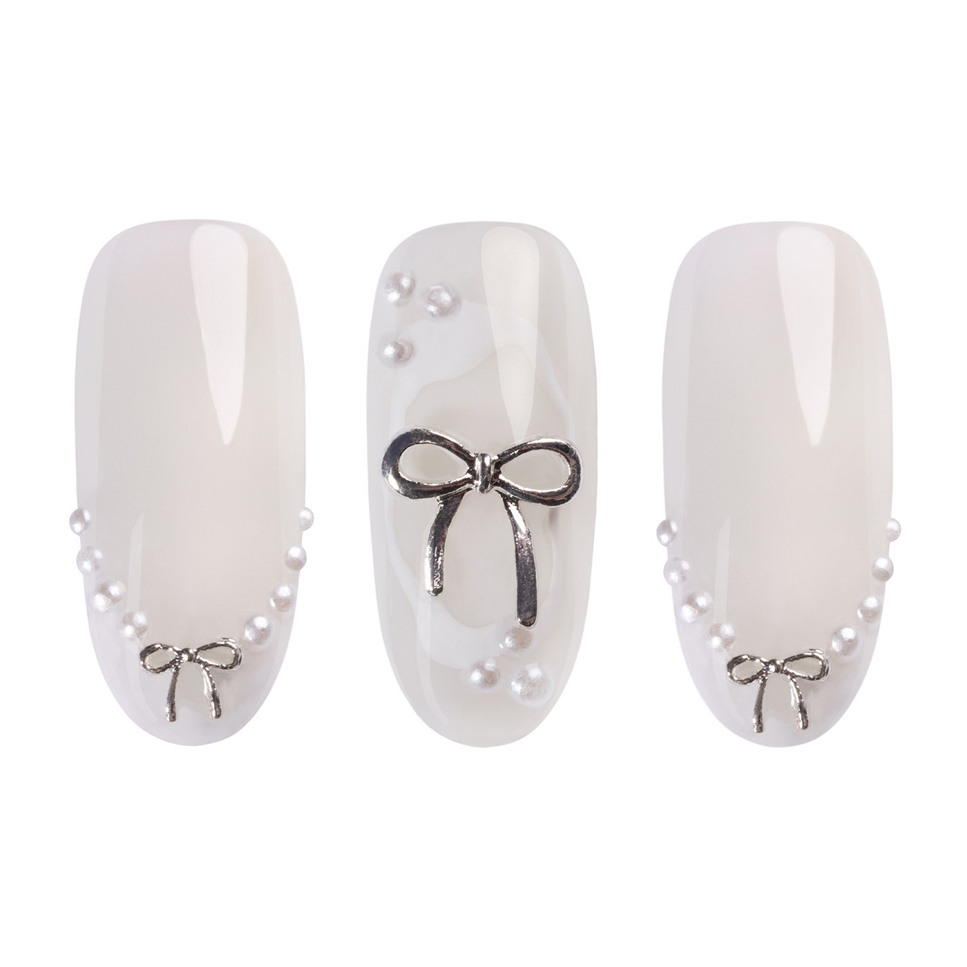 Decoraci&oacute;n 3D: Silver Bows