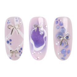 Decoraci&oacute;n 3D: Silver Bows