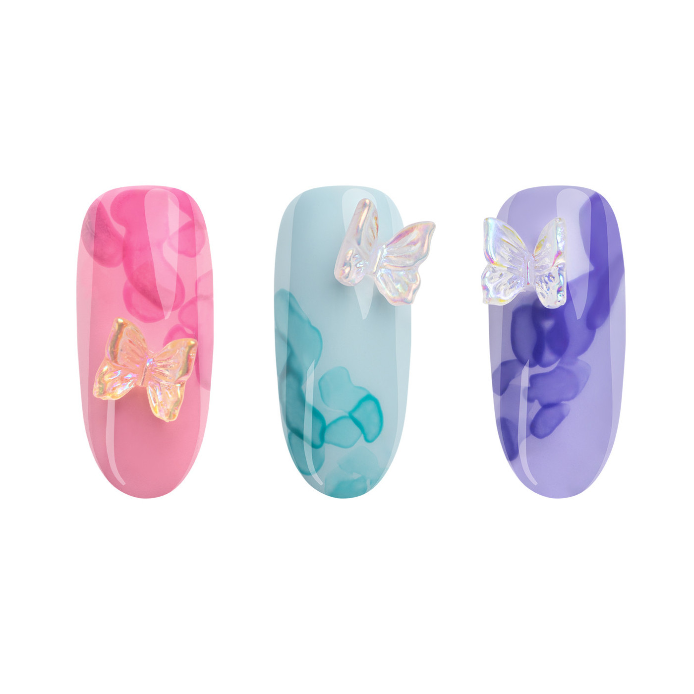 Nail Art 3D Mariposas