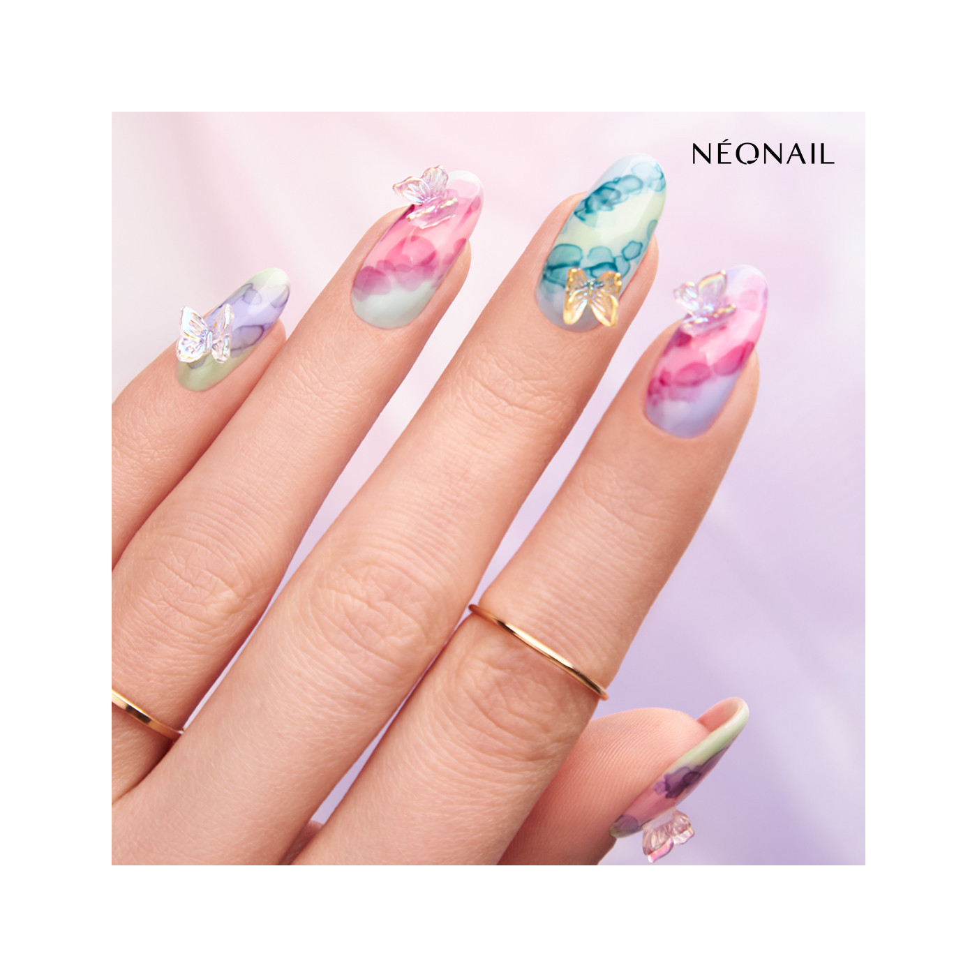Nail Art 3D Mariposas