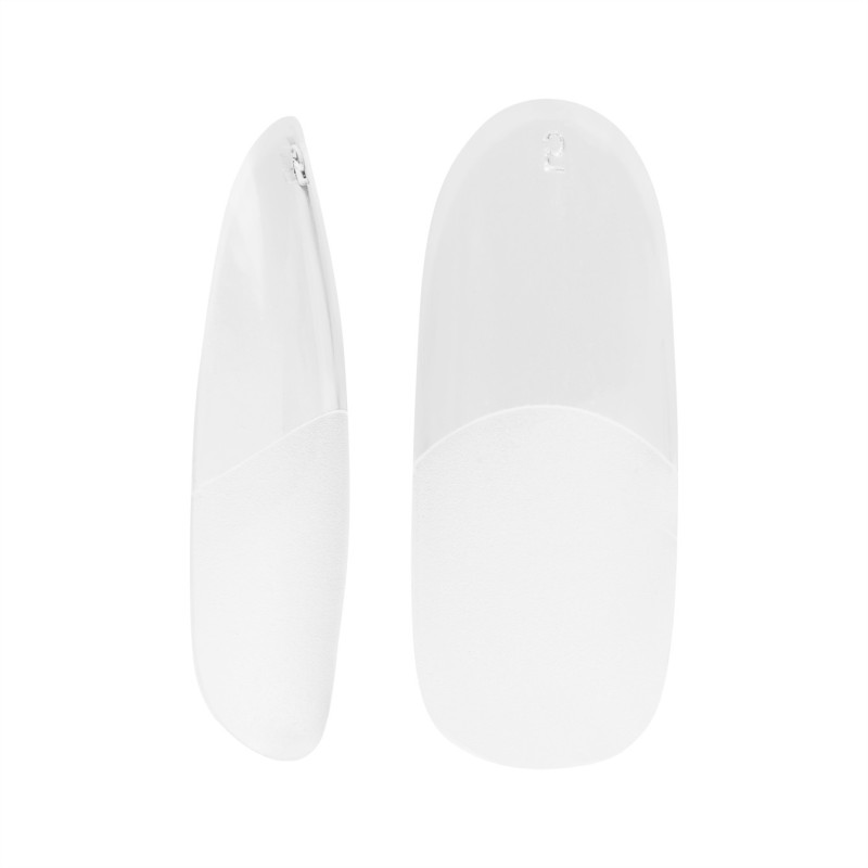 Tips Flexibles para alargar u&ntilde;as Invisible Flexi Tips 01 Clear Oval