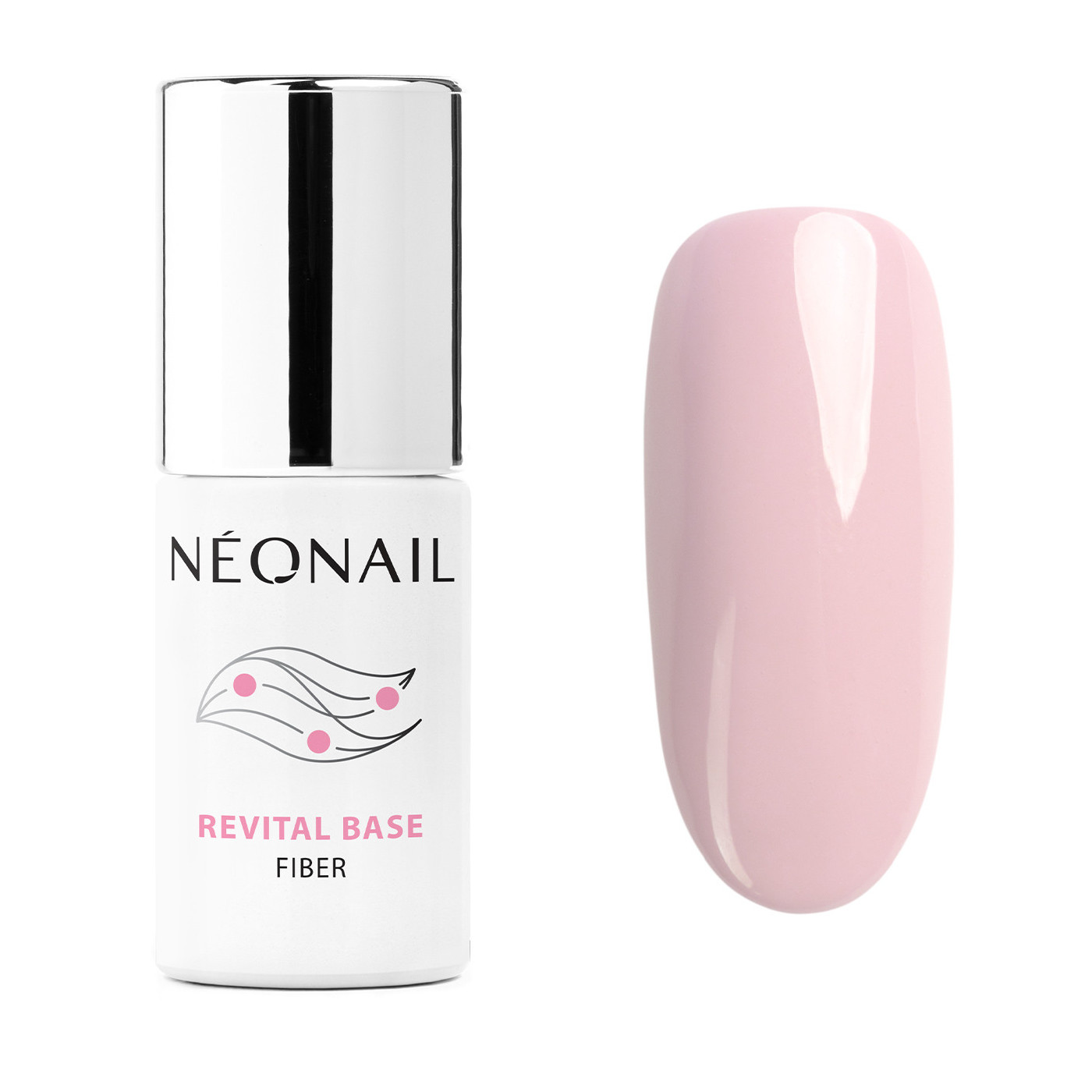 Esmalte semipermanente 7,2 ml - Revital Base Fiber Creamy Splash | NEONAIL Esmalte semipermanente 7,2 ml - Revital Base Fiber Creamy Splash | NEONAIL