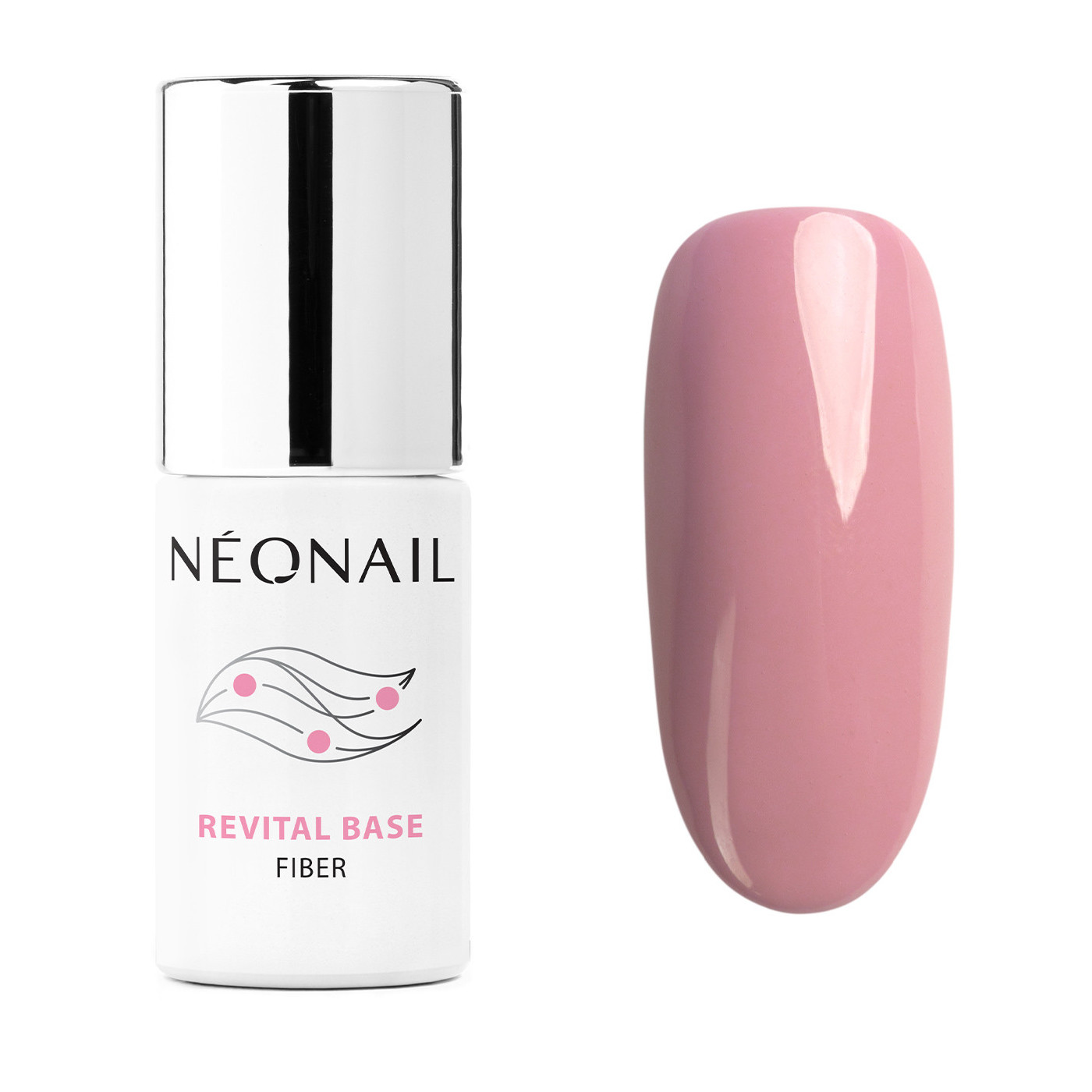 Esmalte semipermanente 7,2 ml - Revital Base Fiber Warm Cover Esmalte semipermanente 7,2 ml - Revital Base Fiber Warm Cover