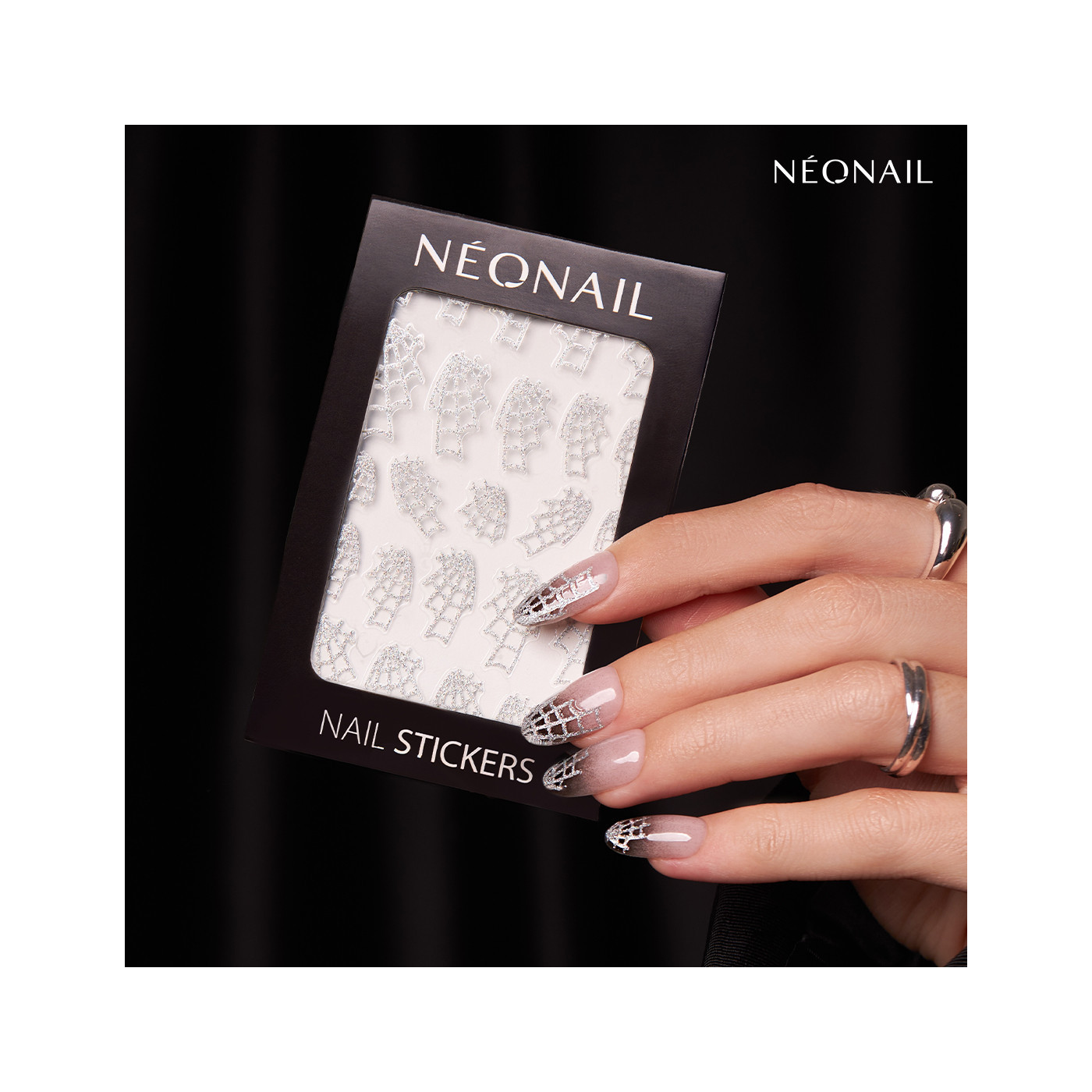 Pegatinas de u&ntilde;as 04: Spider Webs