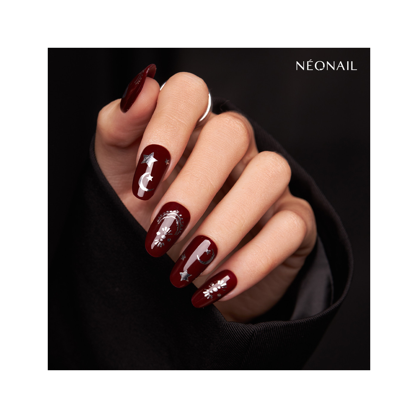 Pegatinas para u&ntilde;as 05: Astro Silver