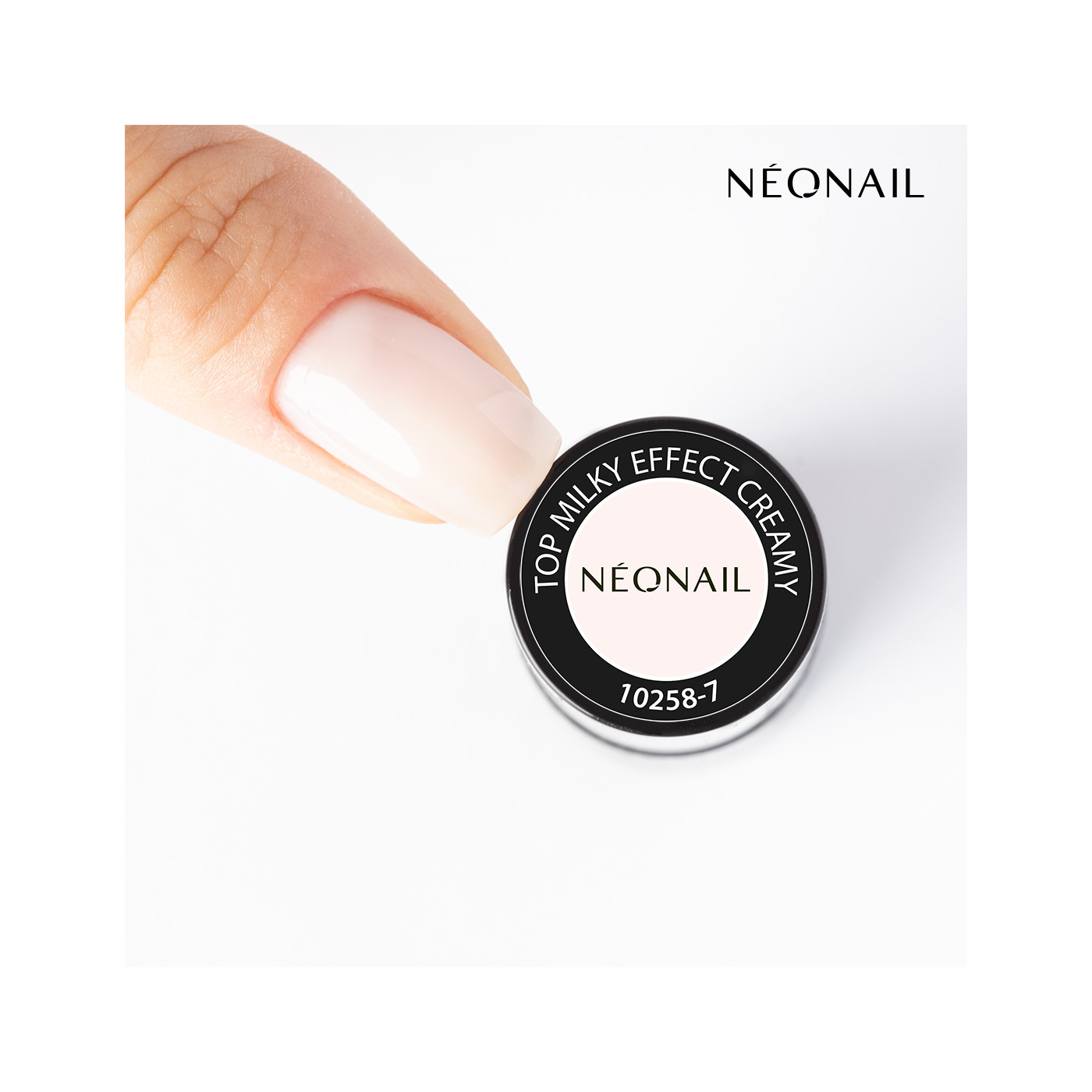 Esmalte semipermanente 7,2ml - Top Milky Effect Creamy