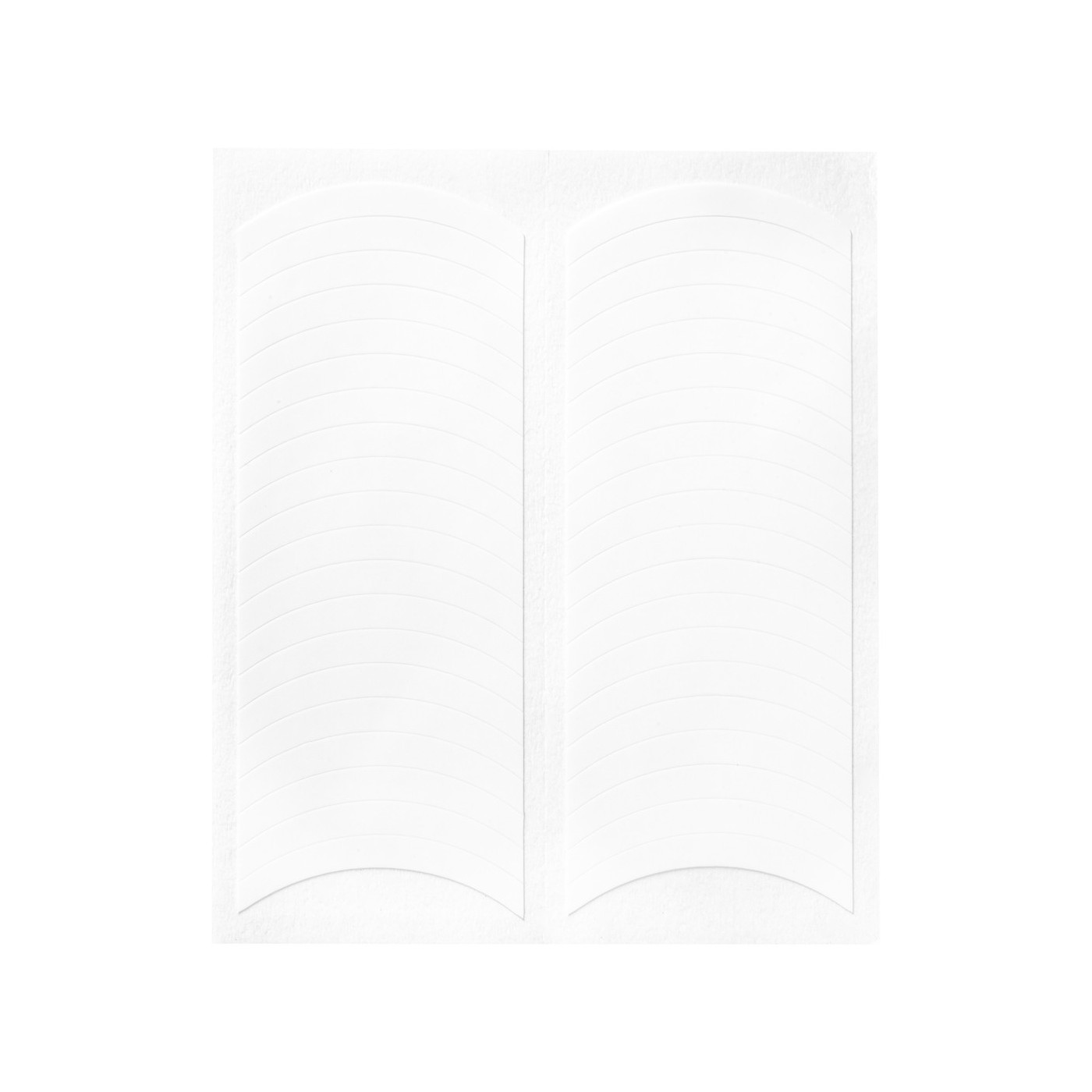 Plantillas redondas para manicura francesa 40 pcs. - 01