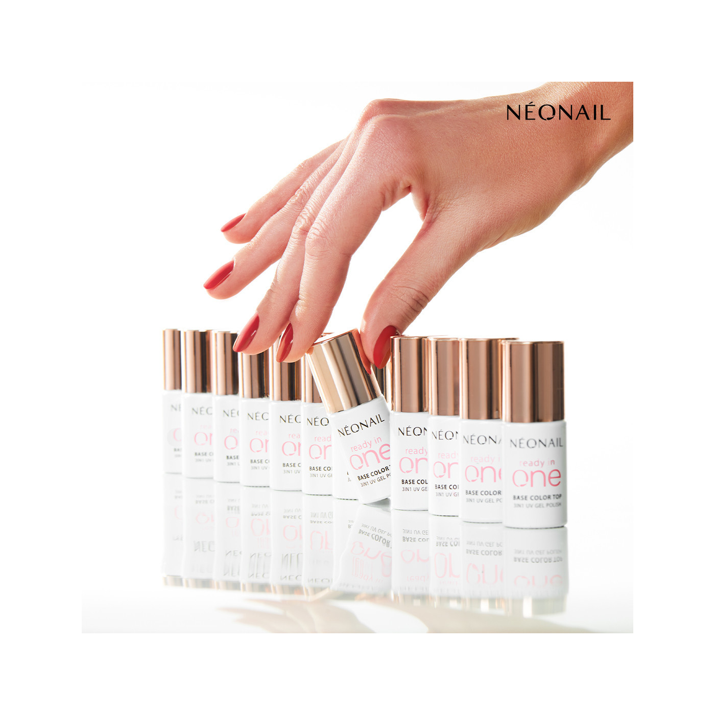 Esmalte semipermanente 3-in-1 One Pink Spark 10 &ndash; u&ntilde;as cl&aacute;sicas rosas listas en 15 minutos