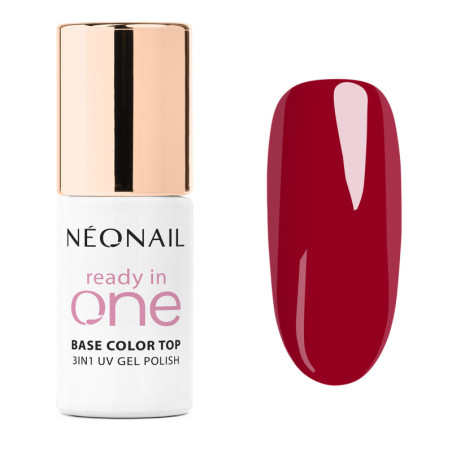 Esmalte semipermanente 3-in-1 One Berry Red 12 &ndash; rojo intenso en solo 15 minutos