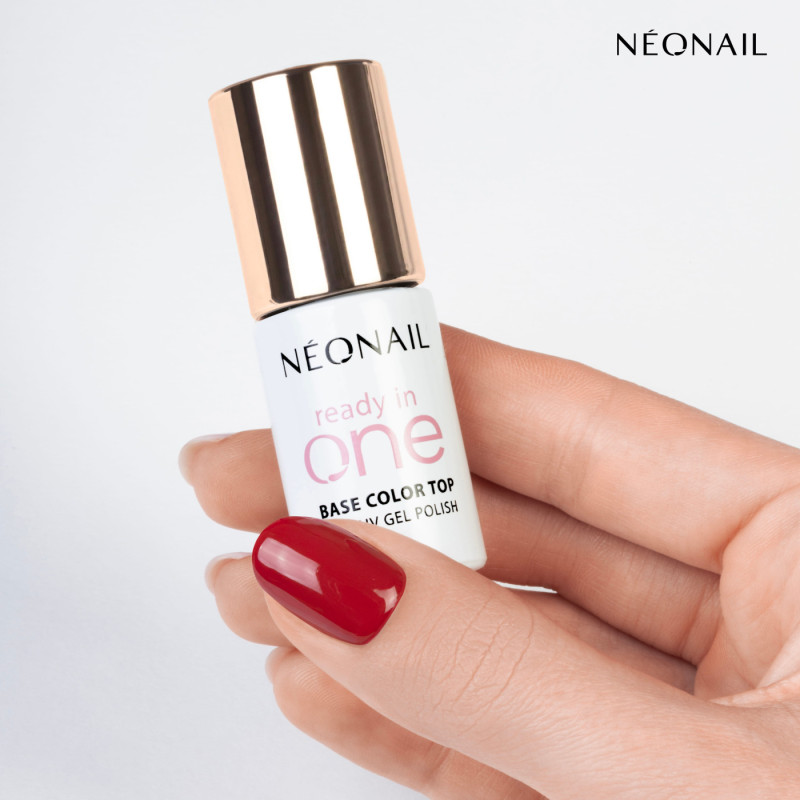 Esmalte semipermanente 3-in-1 One Berry Red 12 &ndash; rojo intenso en solo 15 minutos