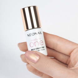 Esmalte semipermanente 3-in-1 One Rose Glow 01 &ndash; con efecto purpurina