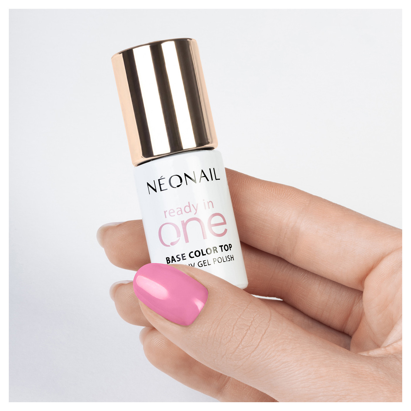 Esmalte semipermanente 3-in-1 One Pink Spark 10 &ndash; u&ntilde;as cl&aacute;sicas rosas listas en 15 minutos