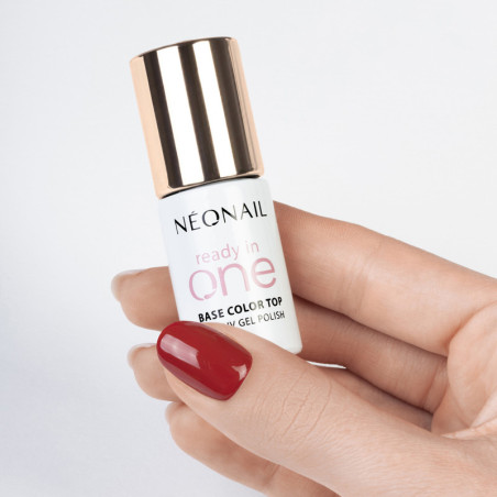 Esmalte semipermanente 3-in-1 One Berry Red 12 – rojo intenso en solo 15 minutos