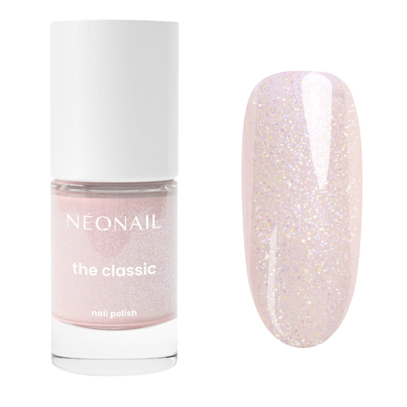 Esmalte de uñas blanco clásico - Glittery Mist 02 Esmalte de uñas blanco clásico - Glittery Mist 02