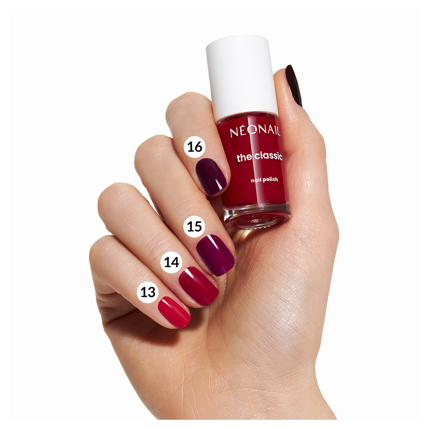 Esmalte de uñas rojo clásico - Rosy Red 14 Esmalte de uñas rojo clásico - Rosy Red 14