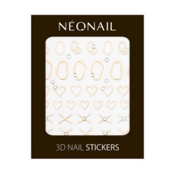 3D Nail Stickers Gold Abstract &ndash; un toque de lujo en tus u&ntilde;as | NEONAIL