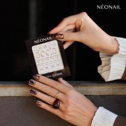 3D Nail Stickers Gold Abstract &ndash; un toque de lujo en tus u&ntilde;as | NEONAIL
