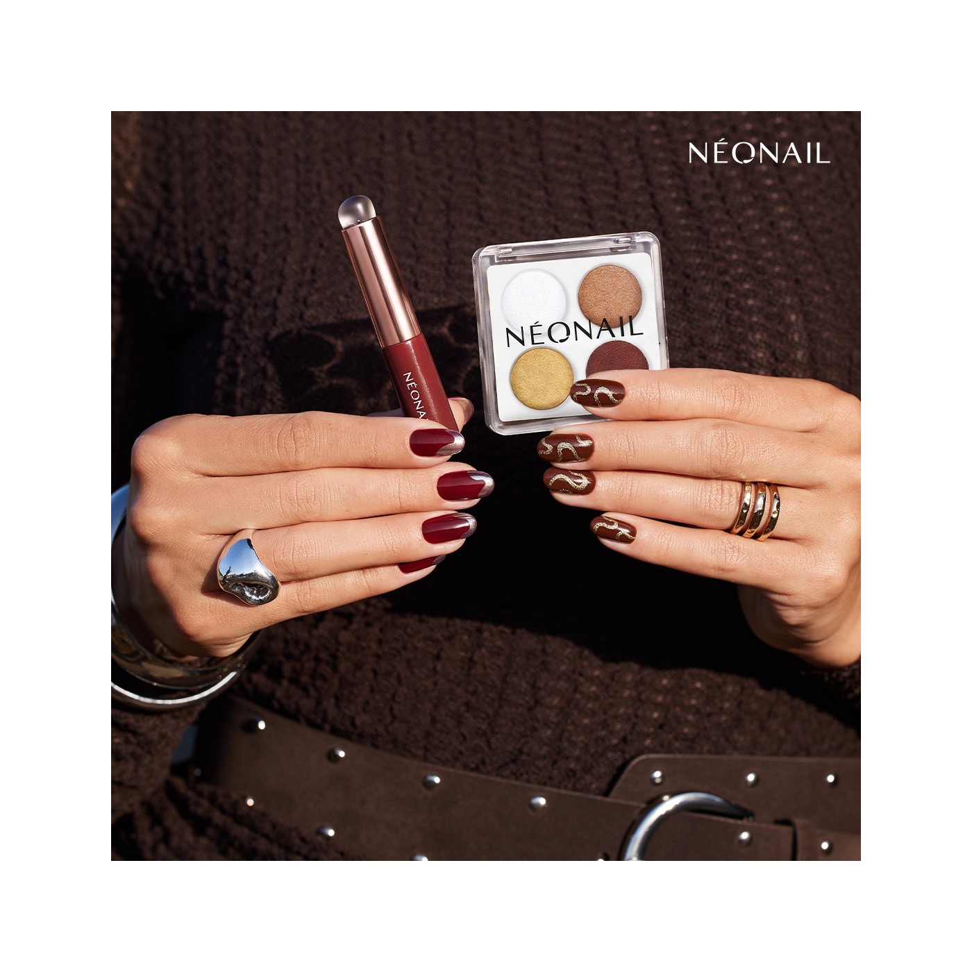 Aplicador de polvos compactos &ndash; nail art de precisi&oacute;n | NEONAIL