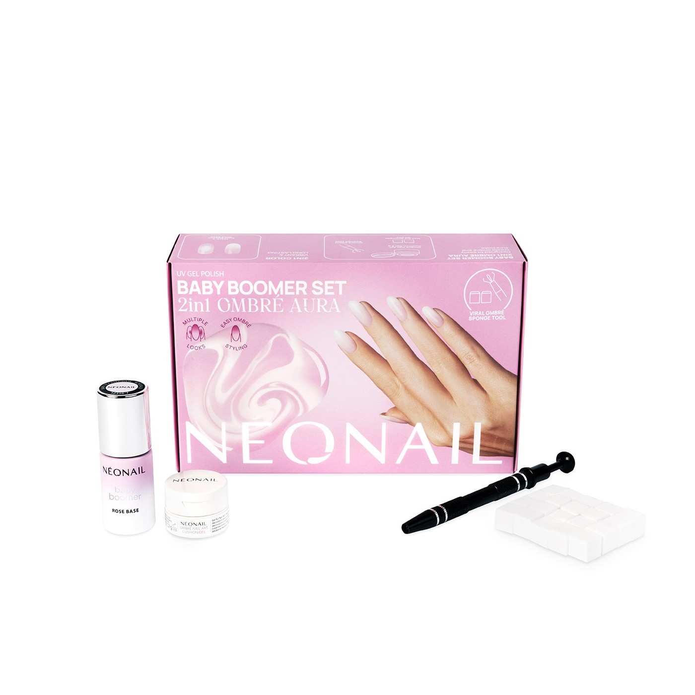 Baby Boomer Set 2in1 Ombr&eacute; Aura | NEONAIL