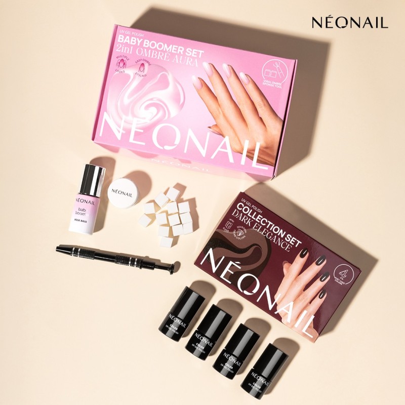 Dark Elegance – Set de 4 esmaltes semipermanentes mini | NEONAIL Dark Elegance – Set de 4 esmaltes semipermanentes mini | NEONAIL