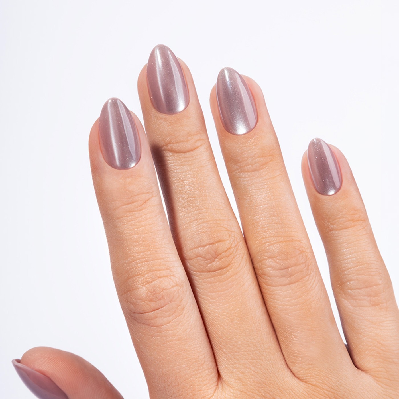 Flex Gel Press Ons - Blush Cateye Medium Almond | NEONAIL