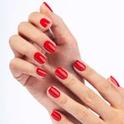 Flex Gel Press Ons 30 ud &ndash; Bold Red Short Square | NEONAIL