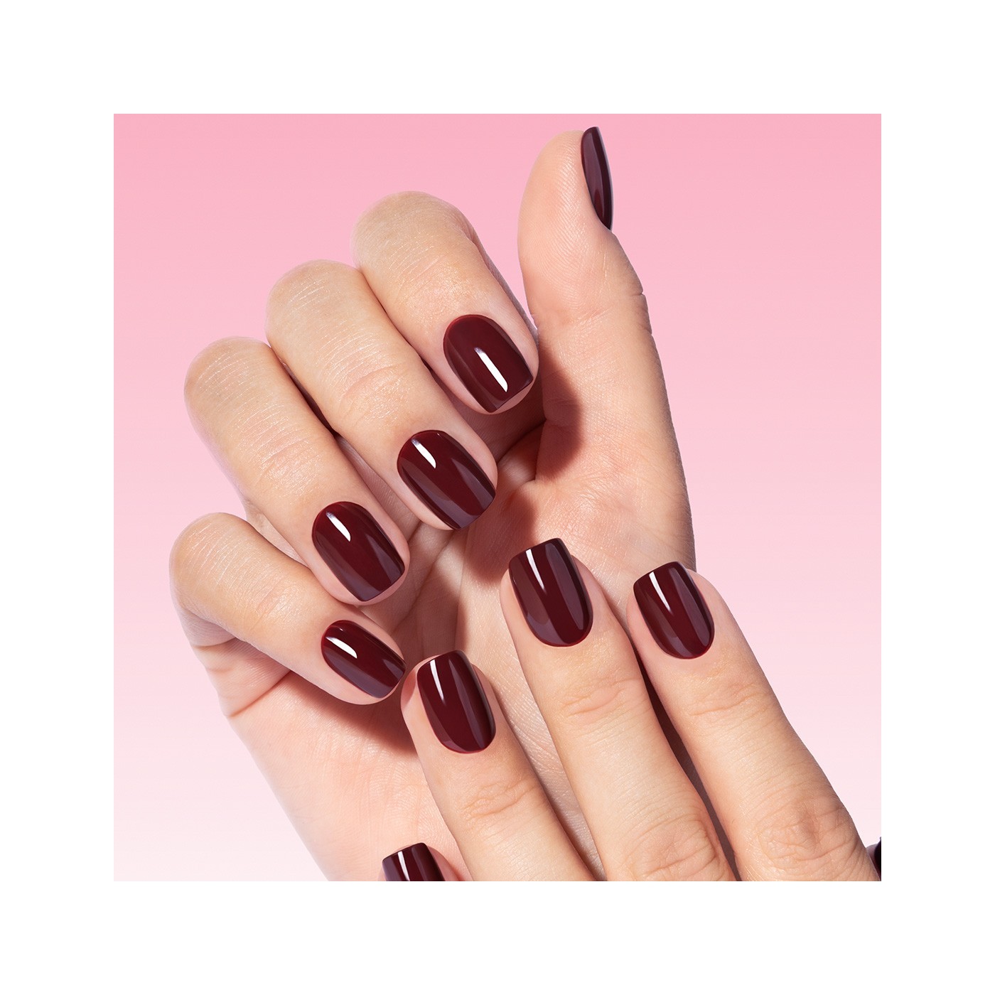 Flex Gel Press Ons 30 ud - Merlot Short Square | NEONAIL Flex Gel Press Ons 30 ud - Merlot Short Square | NEONAIL