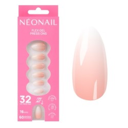 Flex Gel Press Ons 32 ud - Baby Boomer Rose Medium Almond | NEONAIL